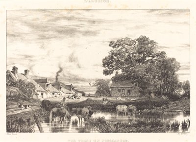 Veduta in Normandia da Jules Dupré
