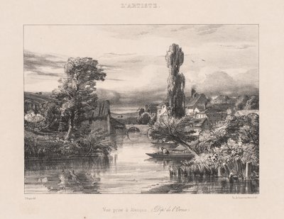 Vista presa ad Alençon, 1839 da Jules Dupré