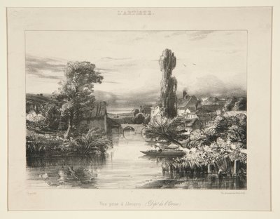 Vista presa ad Alençon da Jules Dupré