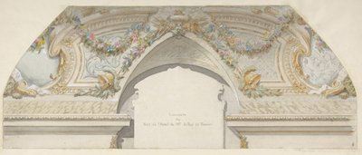 Progetto per Hôtel de Trevise, Parigi da Jules Edmond Charles Lachaise and Eugène Pierre Gourdet
