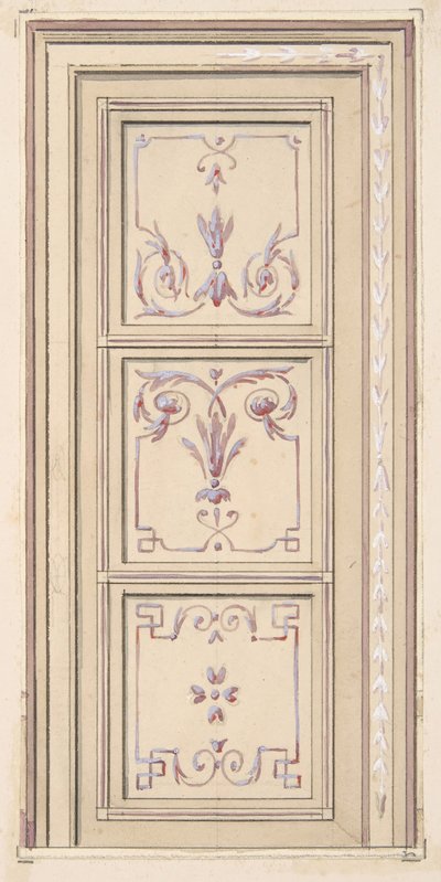 Progetto per un soffitto, seconda metà del XIX secolo da Jules Edmond Charles Lachaise and Eugène Pierre Gourdet