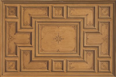 Progetto per un soffitto decorato, 1840-97. Creatori: Jules-Edmond-Charles Lachaise, Eugène-Pierre Gourdet da Jules Edmond Charles Lachaise and Eugène Pierre Gourdet