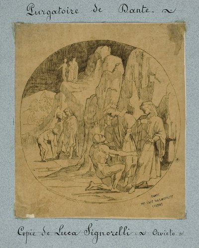 Il Purgatorio di Dante da Jules Elie Delaunay