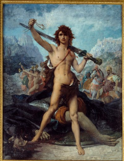 Davide trionfante da Jules Elie Delaunay