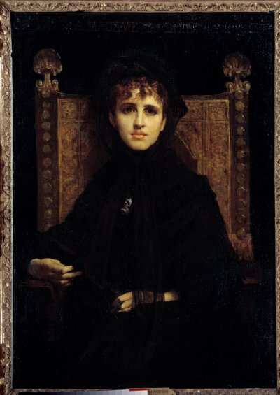 Ritratto di Madame Georges Bizet da Jules Elie Delaunay