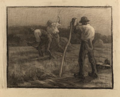 Scena del raccolto da Jules Emile Zingg