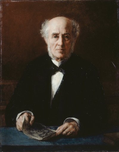 Ritratto dello scrittore Étienne Arago 1802-1892, 1882 da Jules Emmanuel Valadon