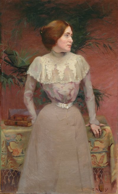 Ritratto di Madame Renoux da Jules Ernest Renoux