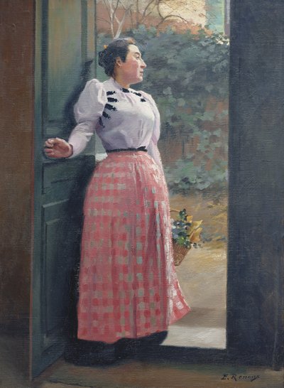 Ritorno dal mercato da Jules Ernest Renoux