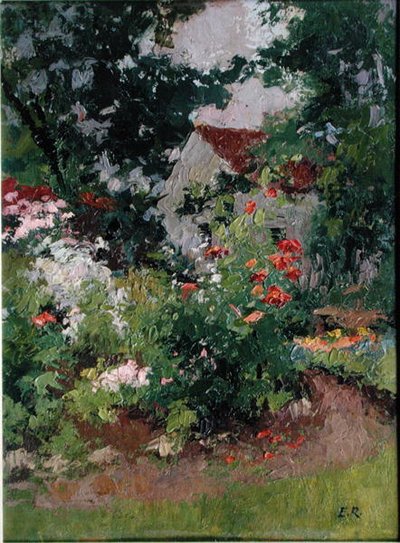 Lo Studio a Romeny, casa e giardino (sala da pranzo) da Jules Ernest Renoux