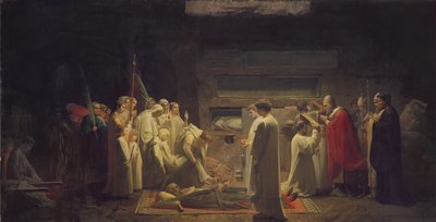 I Martiri nelle Catacombe da Jules Eugene Lenepveu