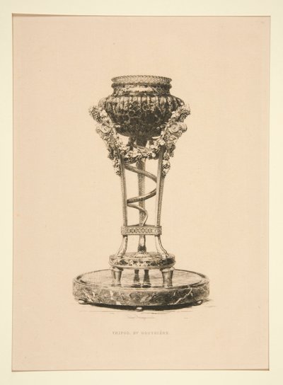 Tripode (di Gouthiere) da Jules Ferdinand Jacquemart