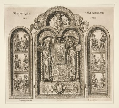 Trittico tedesco da Jules Ferdinand Jacquemart