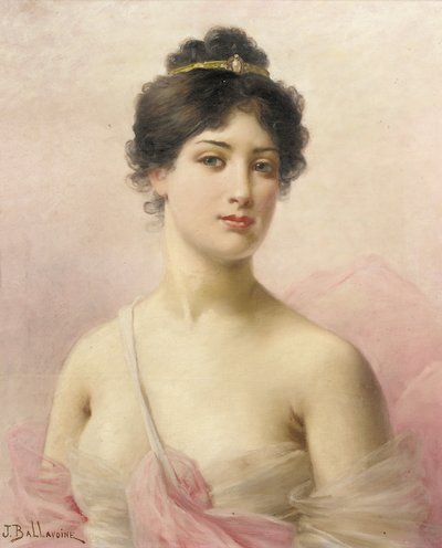 Una giovane bellezza da Jules Frederic Ballavoine