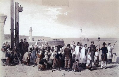Benedizione del mare a Pollet, Dieppe da Jules Gaildrau