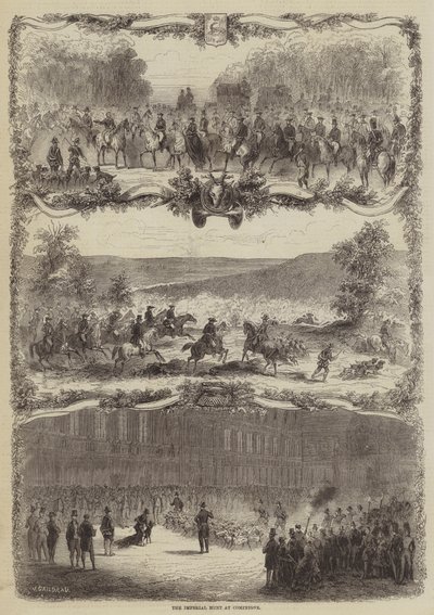 La caccia imperiale a Compiègne da Jules Gaildrau