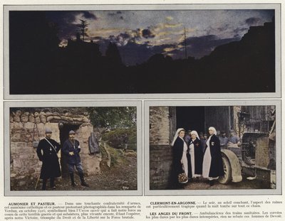 Aumonier et Pasteur, Clermont-En-Argonne, Les Anges du Front da Jules Gervais Courtellemont