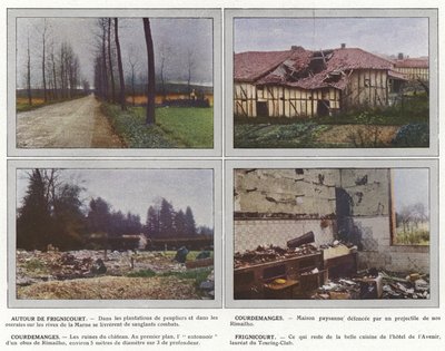 Intorno a Frignicourt, Courdemanges, Courdemanges, Frignicourt da Jules Gervais Courtellemont
