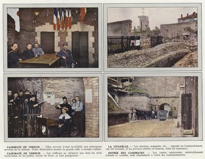 Casamatta di Verdun, La Cittadella, Entrata delle Casematte da Jules Gervais Courtellemont