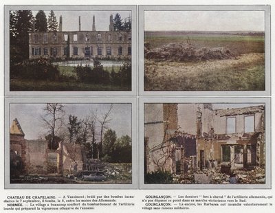 Chateau de Chapelaine, Gourgancon, Normee, Gourgancon da Jules Gervais Courtellemont