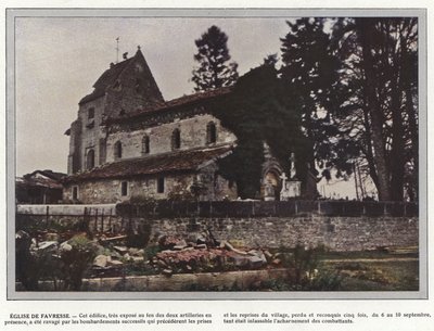 Chiesa di Favresse da Jules Gervais Courtellemont