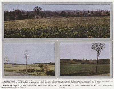 Humbeauville, intorno a Sompuis, La Cote 196 da Jules Gervais Courtellemont