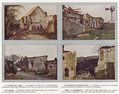 La Società degli Amici, Villeneuve-lez-Charleville, Una fattoria, dopo la tempesta da Jules Gervais Courtellemont