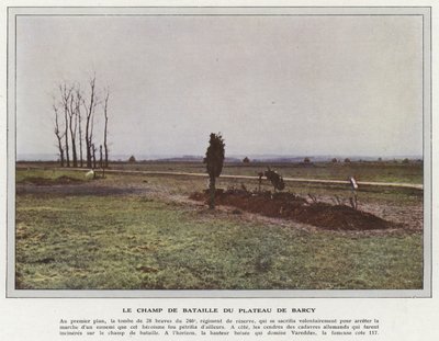 Il campo di battaglia del Plateau de Barcy da Jules Gervais Courtellemont