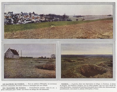 Le alture di Puisieux, Puisieux, le nostre trincee di Puisieux da Jules Gervais Courtellemont