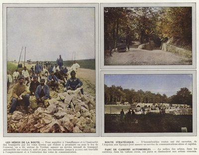 Gli Eroi della Strada, Strada Strategica, Parco di Camion Automobili da Jules Gervais Courtellemont