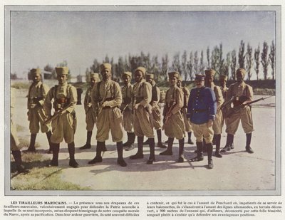 Les Tirailleurs Marocains da Jules Gervais Courtellemont