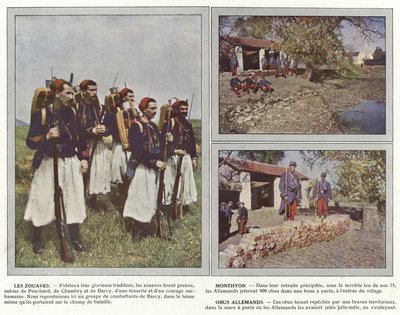 Les Zouaves, Monthyon, Obus Allemands da Jules Gervais Courtellemont