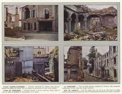 Place Sainte-Catherine, La Princerie, Cour de Serrurier, Rue de Verdun da Jules Gervais Courtellemont