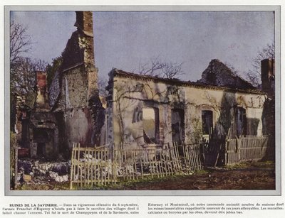 Rovine della Savinerie da Jules Gervais Courtellemont