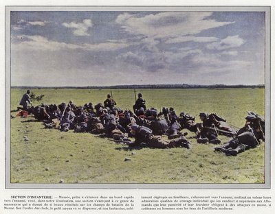 Sezione di fanteria da Jules Gervais Courtellemont