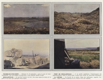 Torrette di un forte, Fort de Moulainville, Moulainville, La Voevre da Jules Gervais Courtellemont