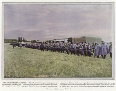 Una compagnia di aviatori da Jules Gervais Courtellemont