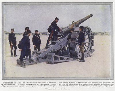 Una Pezzo da 120 Lungo da Jules Gervais Courtellemont