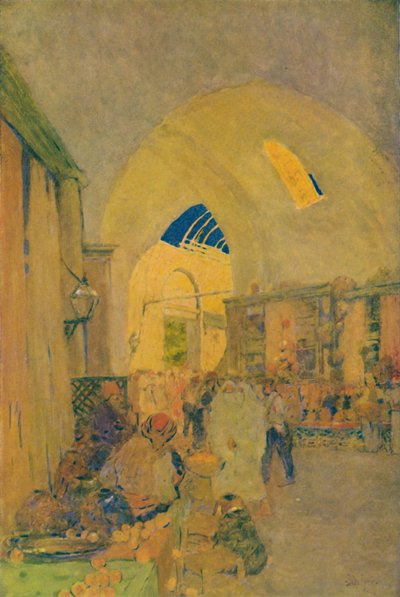 Il Gran Bazar a Costantinopoli, 1913 da Jules Guerin