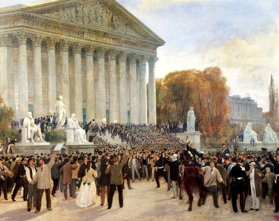 Proclamazione della Terza Repubblica a Parigi, 4 settembre da Jules and Guiaud Jacques Didier