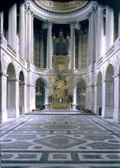 La cappella reale, vista verso est verso l