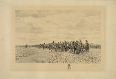 Napoleone Bonaparte ad Austerlitz, 1894 da Jules Jacquet