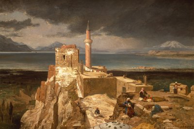 Lago e fortezza di Van, Armenia da Jules Joseph Augustin Laurens