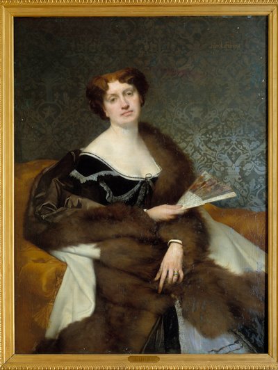 Ritratto di Madame Alexandre Dumas figlio nata Nadia Knorring da Jules Joseph Lefebvre