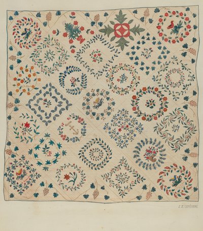 Coperta Applique, c. 1936 da Jules Lefevere