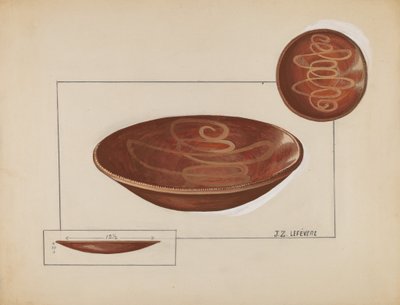 Piatto da torta da Jules Lefevere