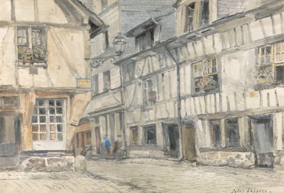 Vista della Rue de Lamitie da Jules Lessore