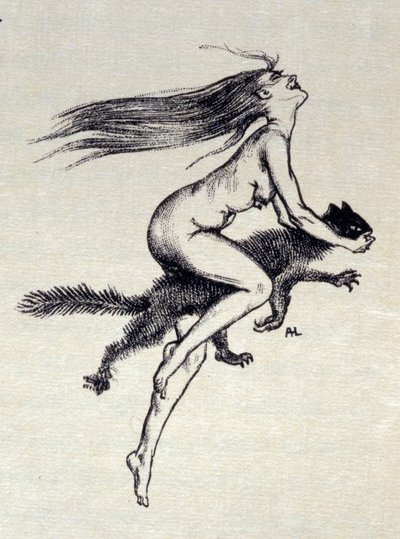 Illustrazione da "A Rebours" di Joris-Karl Huysmans da Jules Marie Auguste Leroux