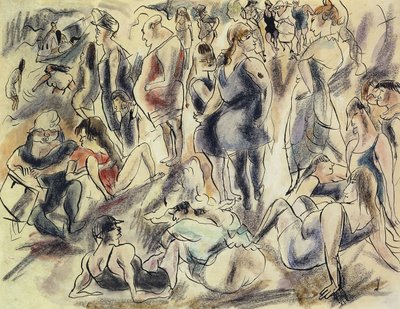 Spiaggia americana da Jules Pascin