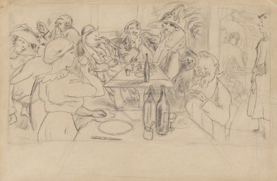 Scena di caffè da Jules Pascin